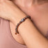18 Karat Roségold und Silber | Vergoldetes Buddha-Armband